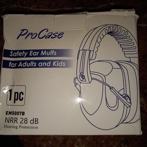 5 for $20 NWT Procase Safety Earmuffs For Kids Or Adults